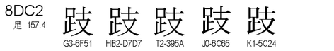 U+8DC2